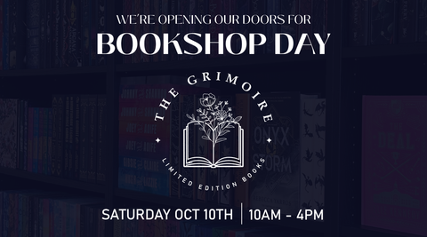 Bookshop Day at The Grimoire and You're Invited! | 10 Oct