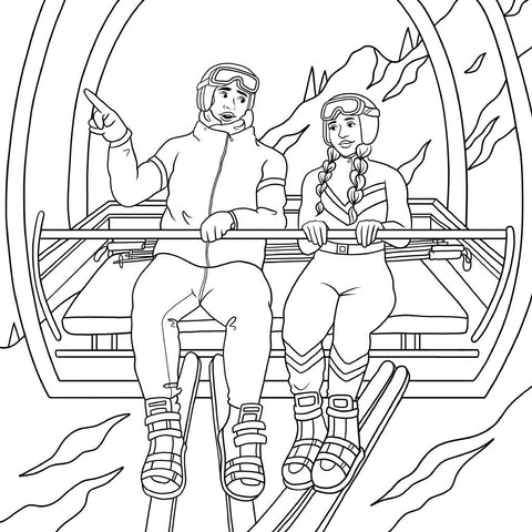 The Sports Romance Colouring Book