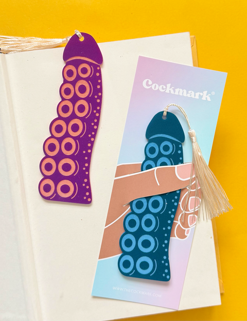Tentacle Teal Cockmark | Bookmark