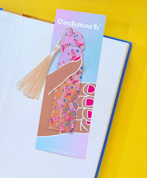 Cowgirl Boots Cockmark | Bookmark