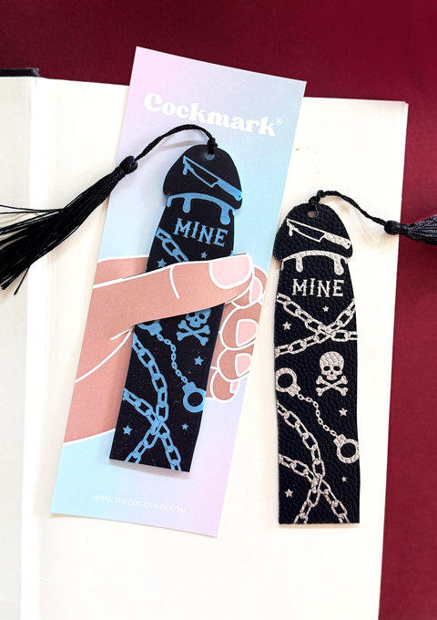 Dark Romance Blue Cockmark |  Bookmark