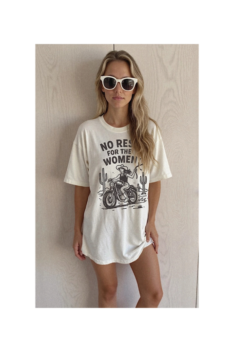 No Rest for the Women | Graphic Tee | Ivory
