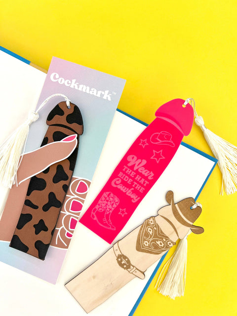 Ride a Cowboy Cockmark | Bookmark