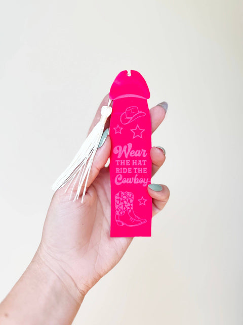 Ride a Cowboy Cockmark | Bookmark